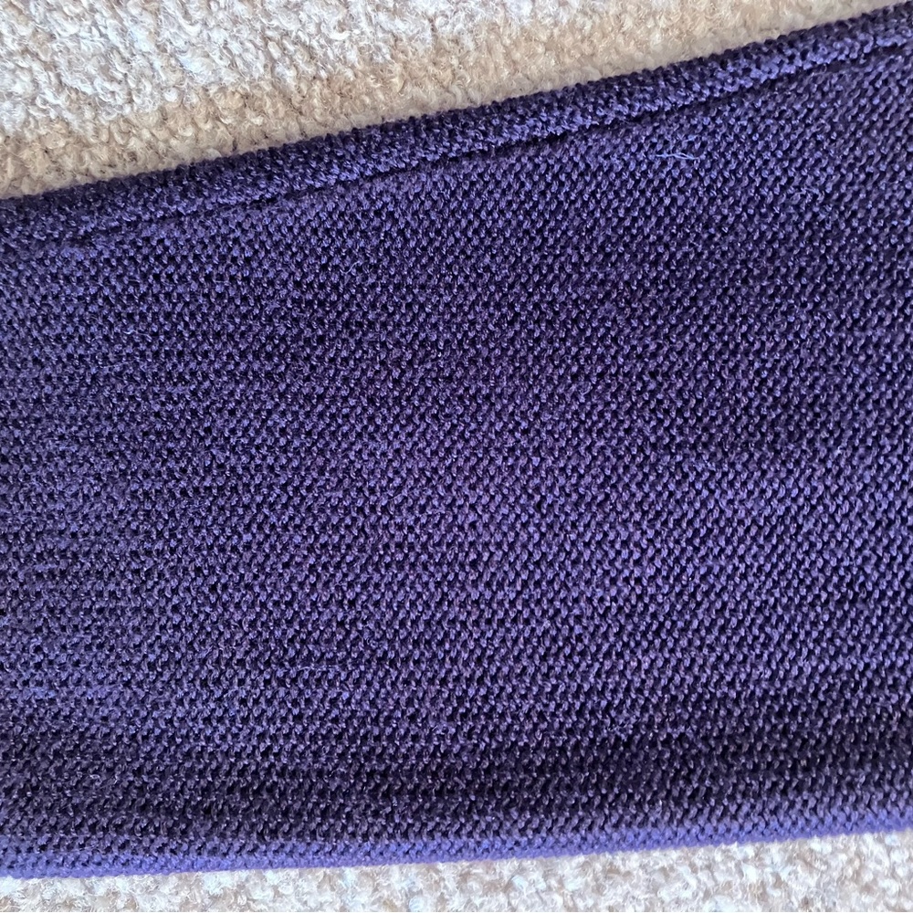 Kasper, M, deep purple sweater dress - Picture 5 of 8